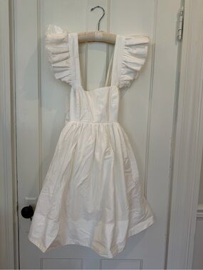 white christmas dresses AJE Henriette Cut Out Mini Dress- Ivory main image 1